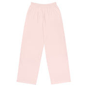 Light pink unisex wide-leg lounge pant