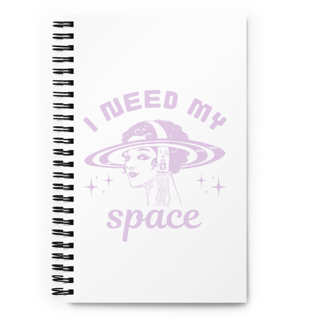 Need my space spiral notebook